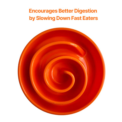 SLOW BUNDLE: Slow Feeder Orange & Lick Mat Paw Beige
