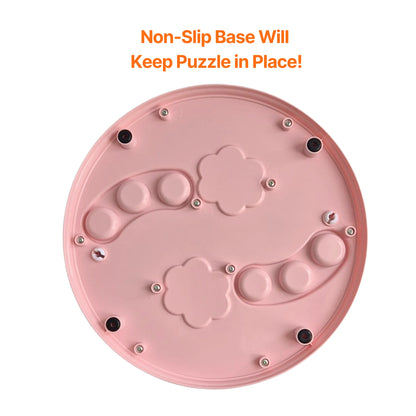 ENGAGE BUNDLE: Treat Puzzle & Lick Mat Bone with Spatula - Pink